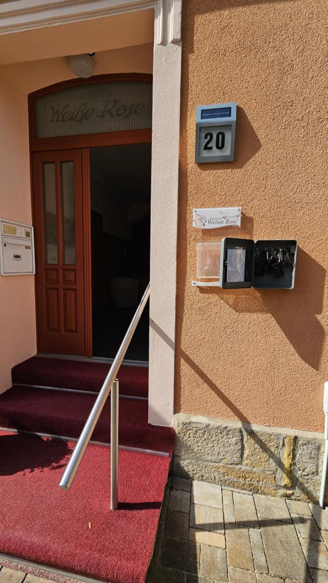 Pension Weisse Rose, Parkplatz, Fruehstueck, Wlan, Zentral Bad Elster Eksteriør bilde
